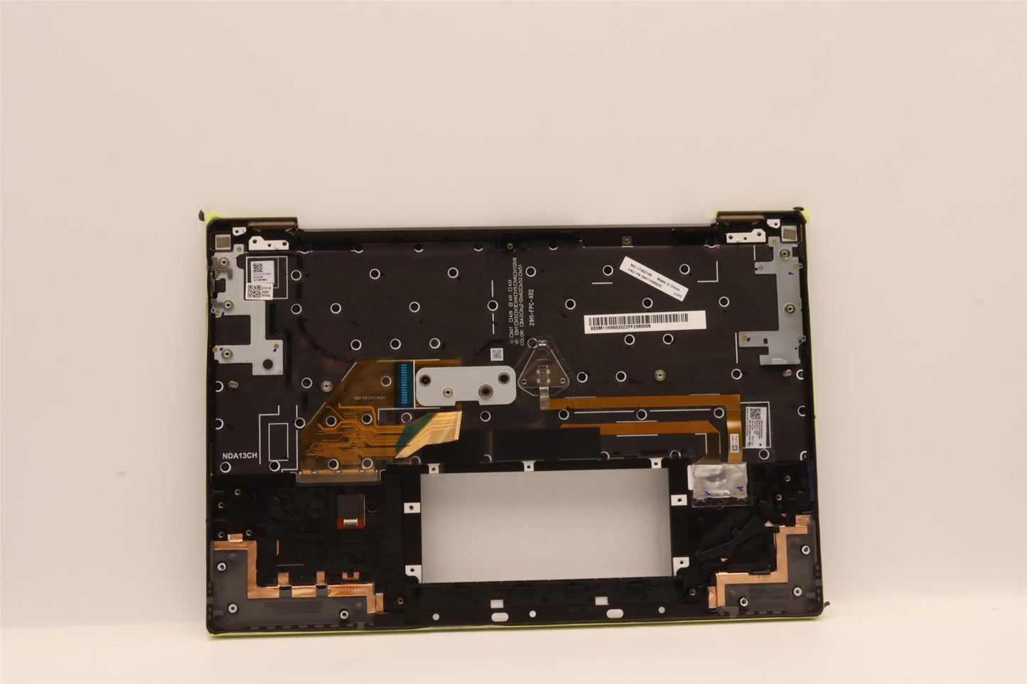 Lenovo ThinkPad Z13 Gen 1 Keyboard Palmrest Top Cover Bulgarian Black 5M11H95033