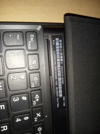 Lenovo TP 10 Folio KBD USI US English Keyboard 03X9176