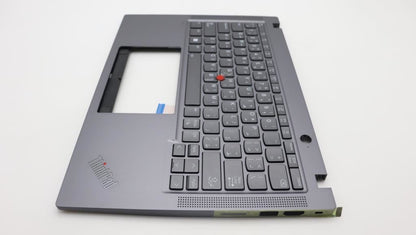 Lenovo ThinkPad X13 Gen 4 Keyboard Palmrest Top Cover Arabic Grey 5M11H94585