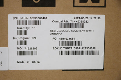 Lenovo Chromebook 300e 3 LCD Cover Rear Back Housing Black 5CB0Z69407