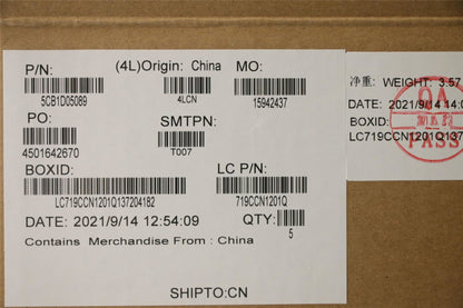 Lenovo 5 15ITH6H Palmrest Cover Touchpad Keyboard Czech Slovakian 5CB1D05089