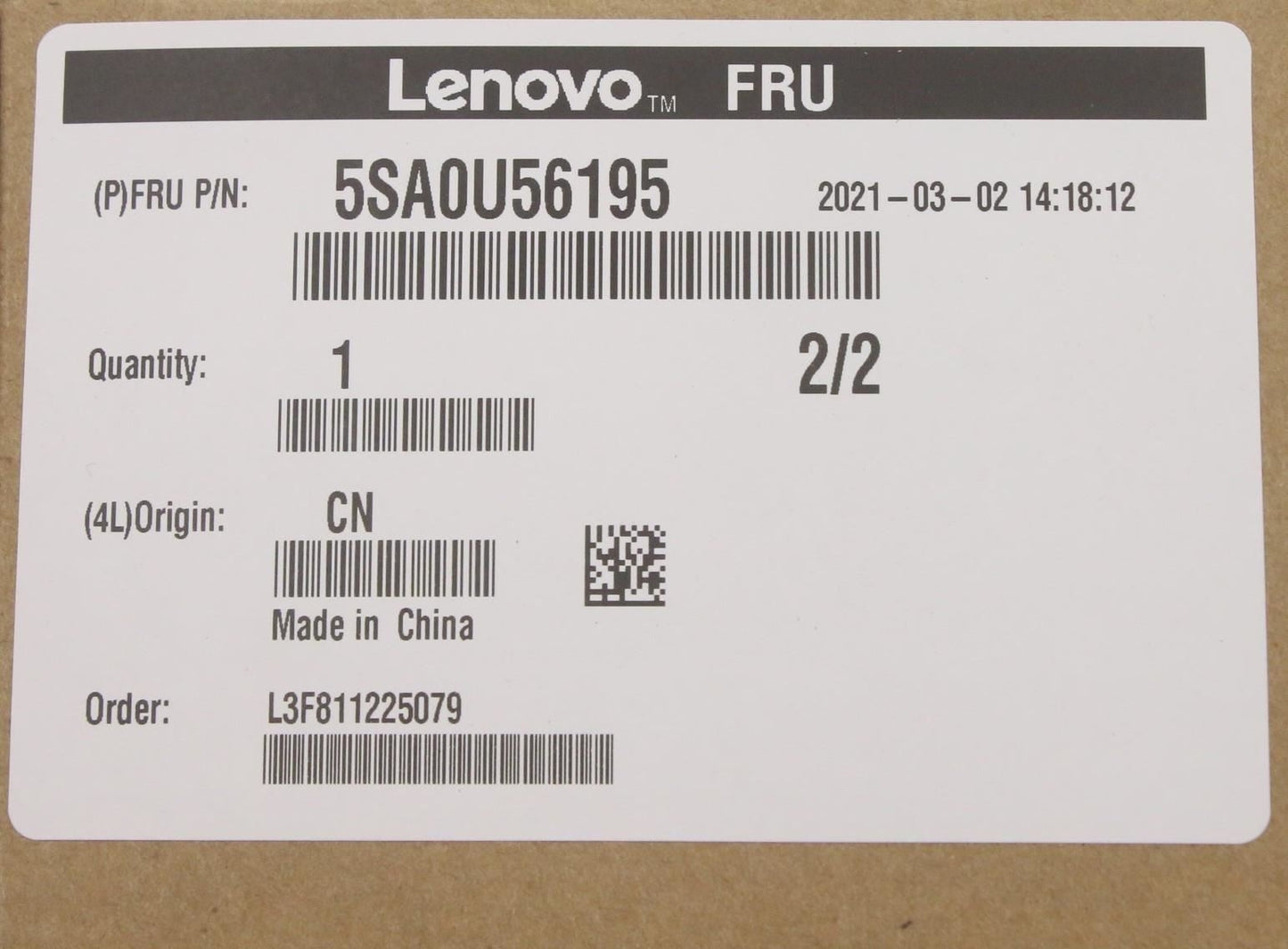 Lenovo ThinkStation P350 P340 T7 34IMZ5 CPU Processor 5SA0U56195