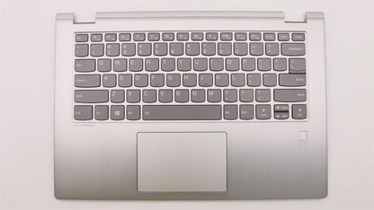 Lenovo Yoga 530-14IKB Keyboard Palmrest Top Cover US Silver Backlit 5CB0R08901