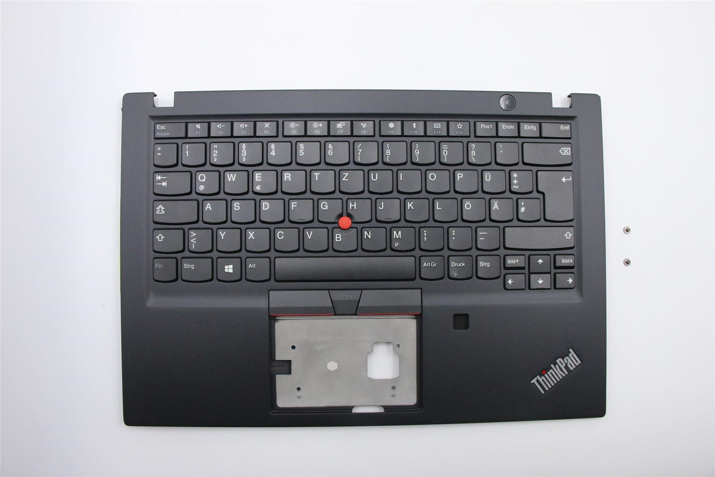 Lenovo ThinkPad T490s Keyboard Palmrest Top Cover German Black 02HM429