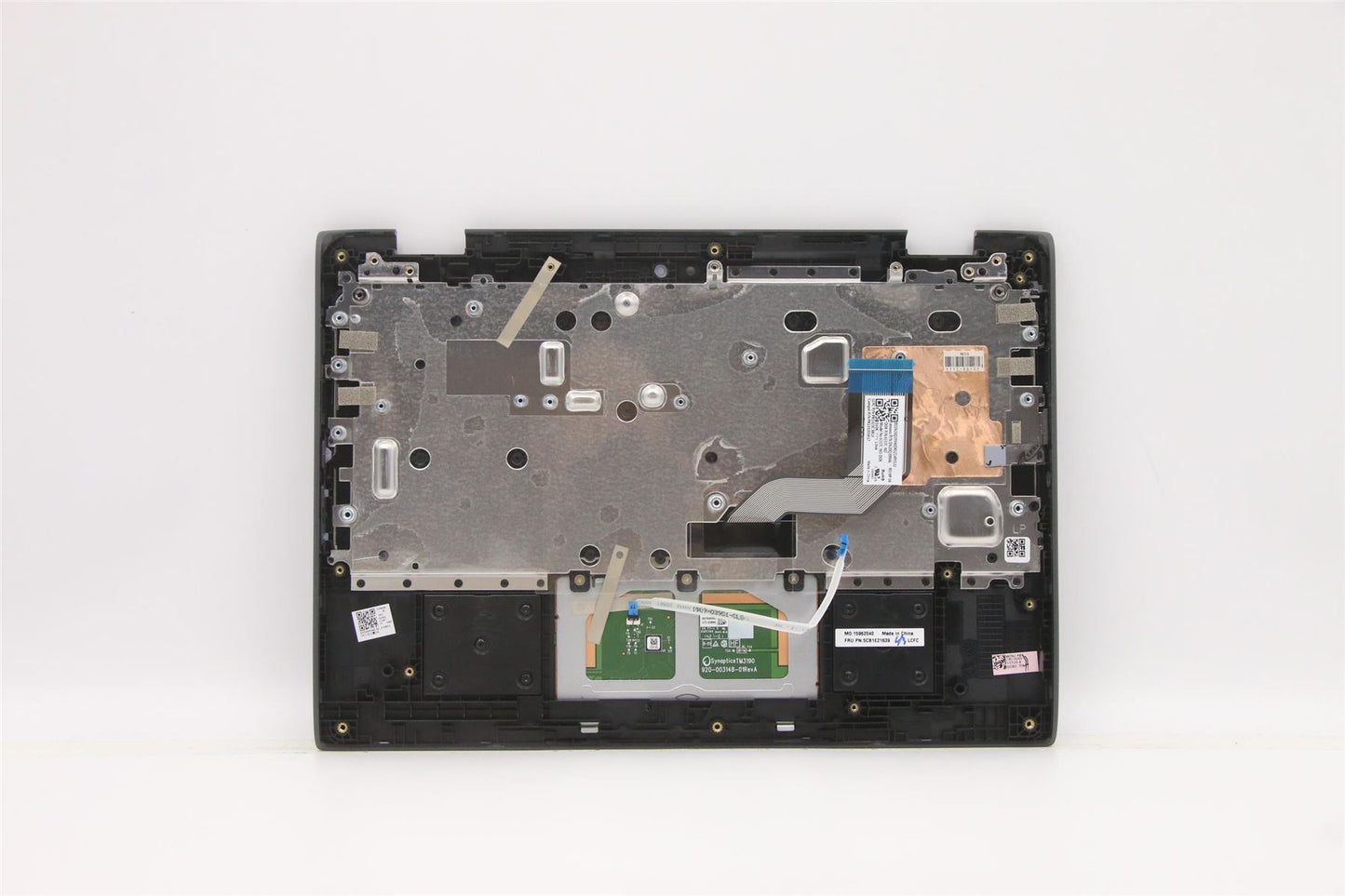 Lenovo 300e 2nd Gen Palmrest Cover Touchpad Keyboard Nordic Black 5CB1E21639