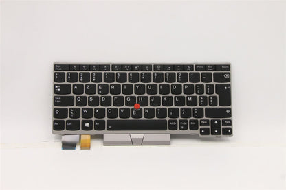 Lenovo ThinkPad L13 Gen 2 s Keyboard Belgian Silver Backlit 5N20V43478