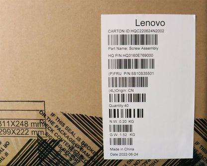 Lenovo SCREW Screw Pack H 82VA 5S10S35501