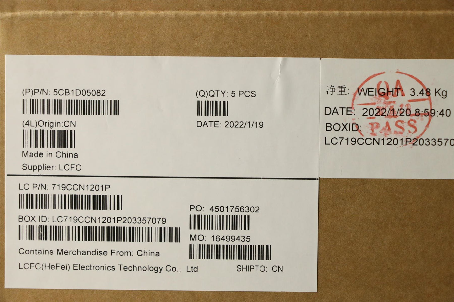 Lenovo Upper Case ASM_TC L82JH BU WH 5CB1D05082