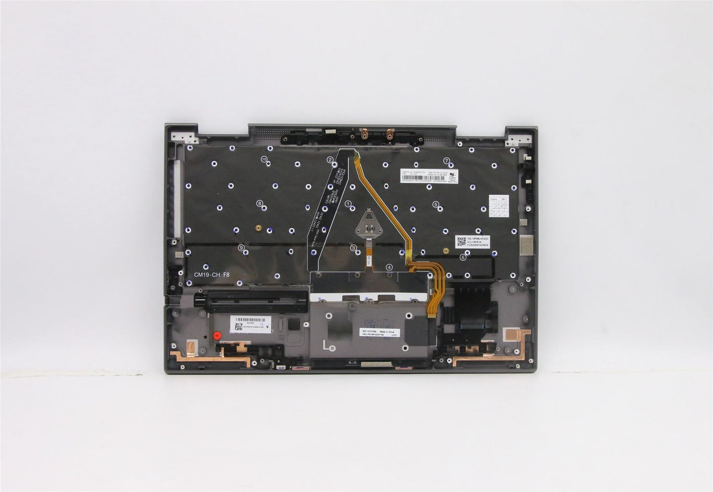 Lenovo MECH_ASM GRP_KBD_BZL_Norwegian_WW_IG_CHY 5M10Z37184