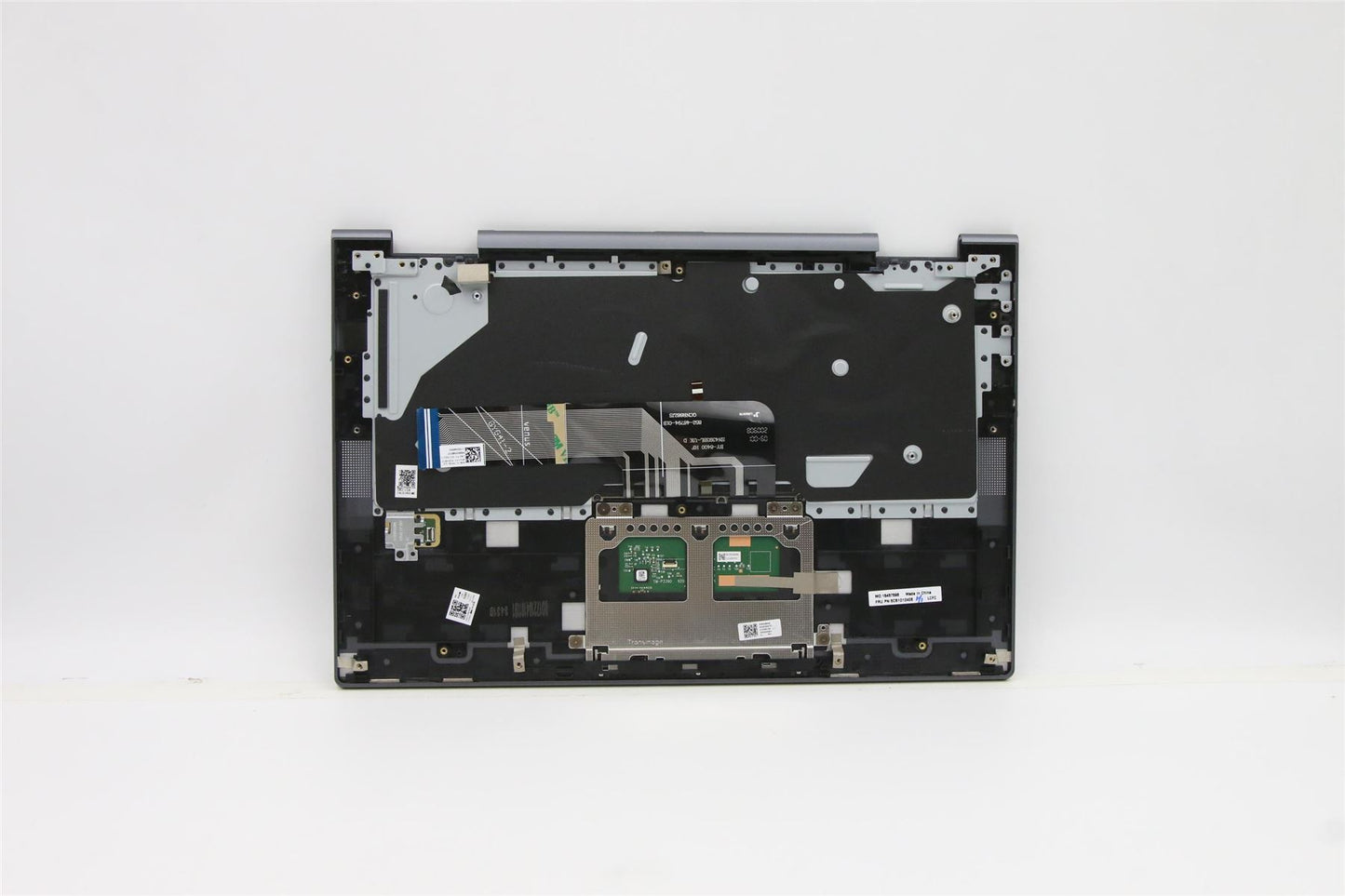 Lenovo Yoga 7-14ACN6 Keyboard Palmrest Top Cover Slovenian Grey 5CB1D12406