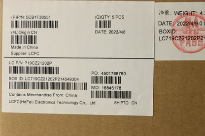 Lenovo 5 16IAH7H Palmrest Cover Touchpad Keyboard Arabic Blue Backlit 5CB1F38551