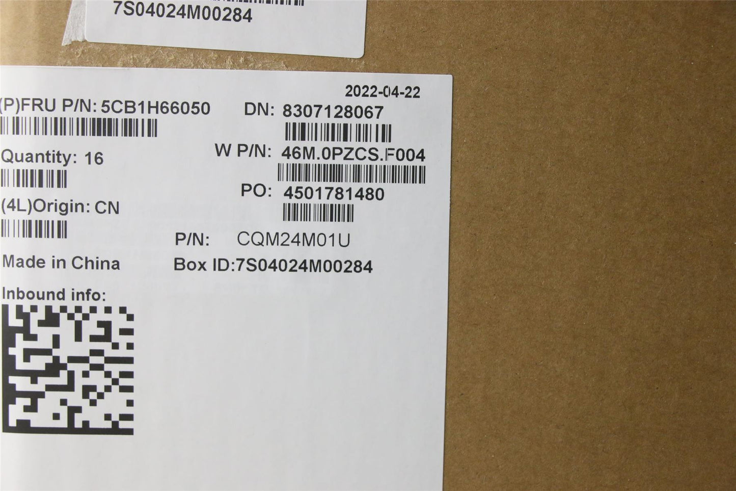 Lenovo ThinkPad L15 Gen 3 s LCD Cover Rear Back Housing Black 5CB1H66050