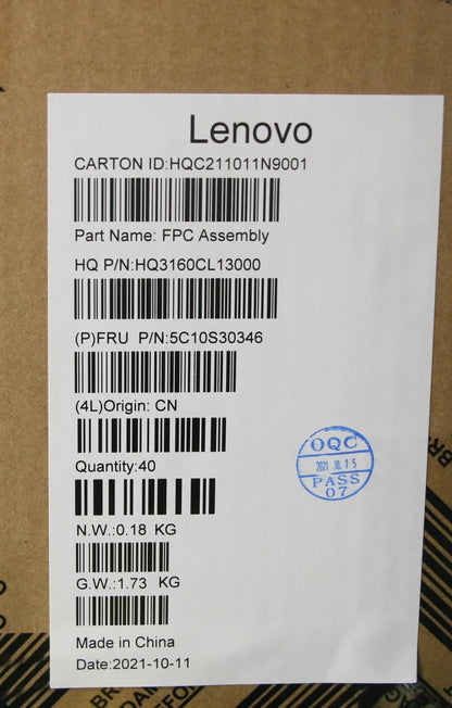 Lenovo Function BD Cable H 82QS MIC 5C10S30346