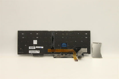 Lenovo ThinkPad E580 E590 Keyboard Danish Silver Backlit 01YN669