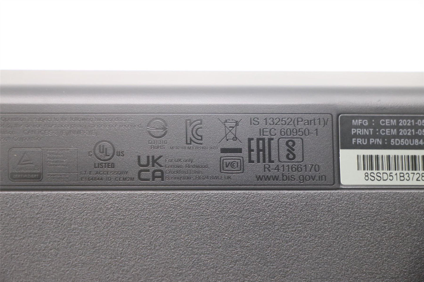 Lenovo USB Calliope KB BK KOR 5D50U84456