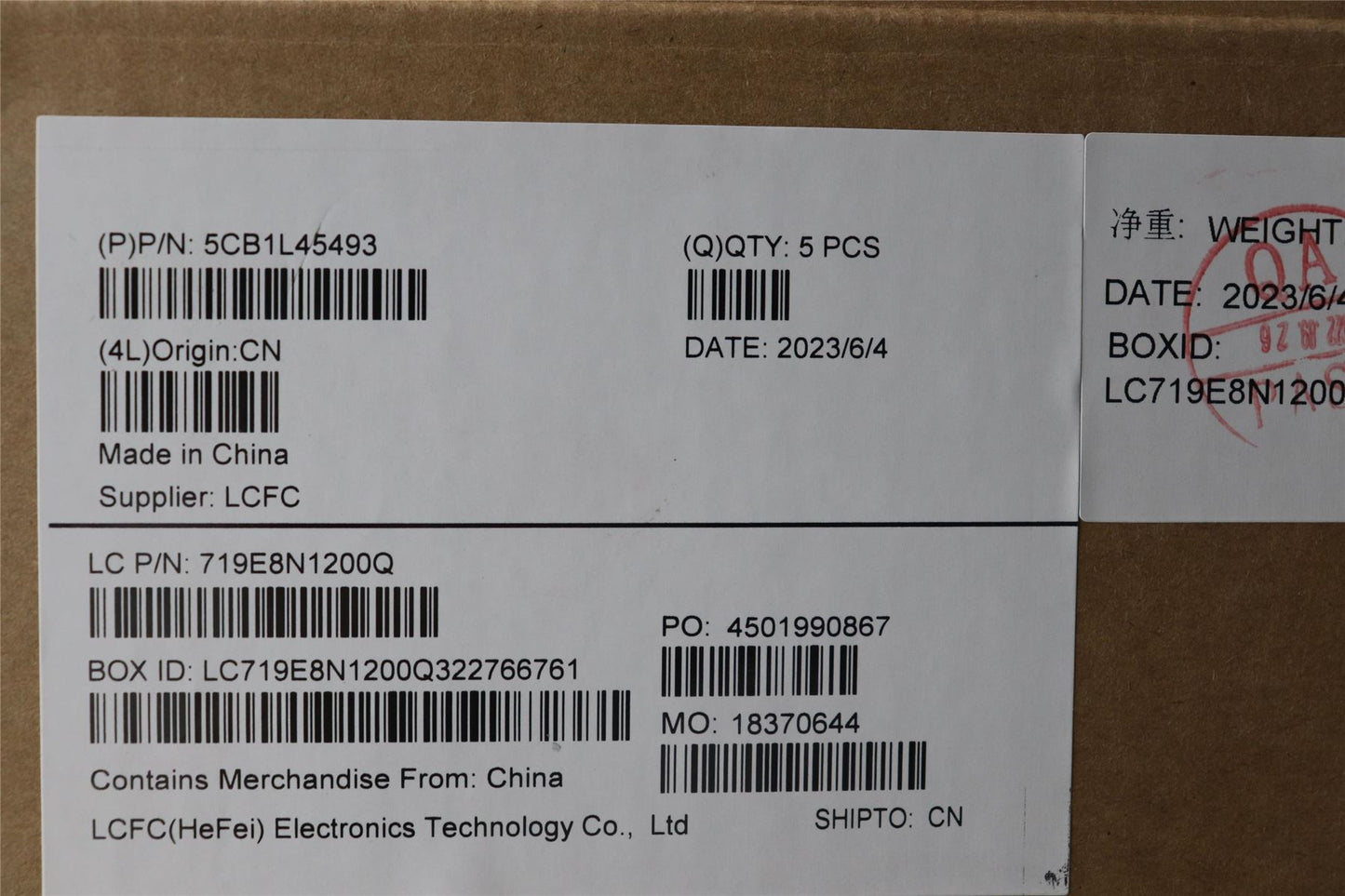 Lenovo Upper Case ASM_FRA L82X7 AB NBL 5CB1L45493