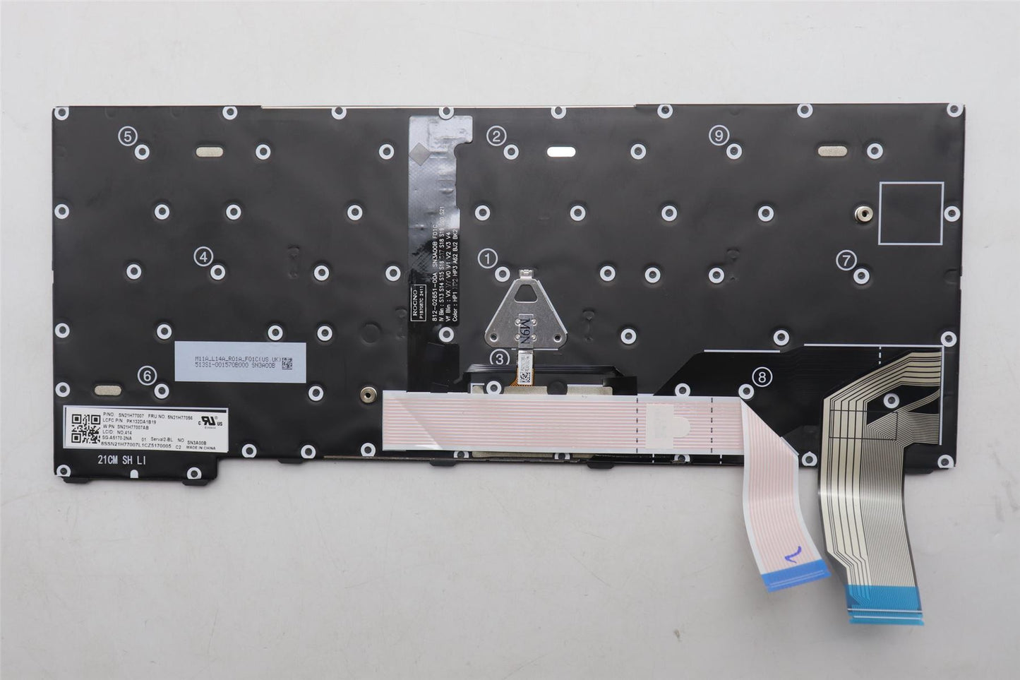 Lenovo Yoga L13 4 L13 3 Keyboard Norwegian Black Backlit 5N21H77056