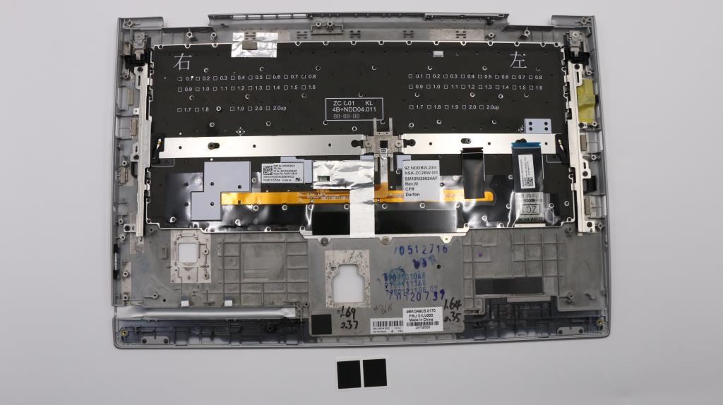 Lenovo MECH_ASM Ccover,KBD,DFN+FUYU,CFR,SLV 01LV000