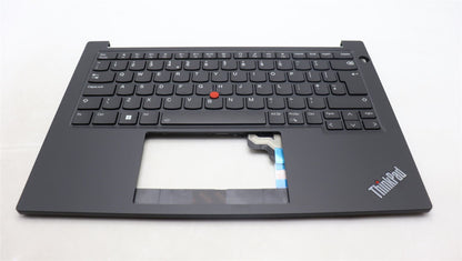 Lenovo ThinkPad E14 Gen 5 Palmrest Cover Keyboard UK Black Backlit 5M11L92594