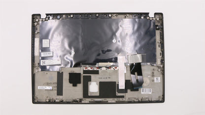 Lenovo ThinkPad T490s Keyboard Palmrest Top Cover German Black Backlit 02HM213