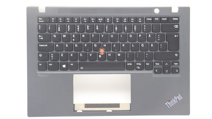 Lenovo ThinkPad T14s 2 Keyboard Palmrest Top Cover Swedish Finnish 5M11A37728