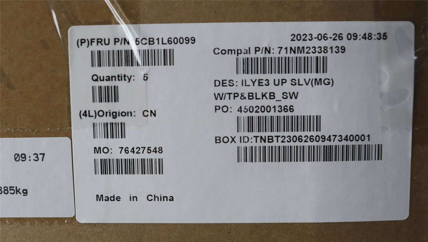 Lenovo Upper Case ASM_SWS C 82YA MGBL 5CB1L60099