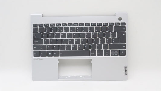 Lenovo ThinkBook 13x G2 IAP Keyboard Palmrest Top Cover UK Cloud Grey 5CB1H24740