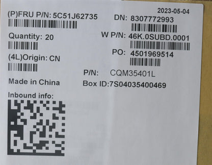 Lenovo FRU CARDPOP IO board 100w GEN4 5C51J62735