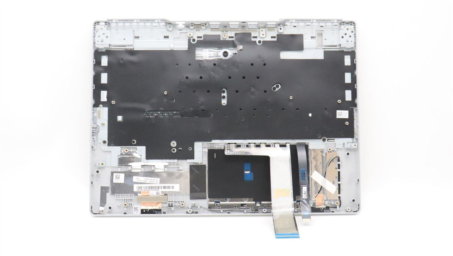 Lenovo 5 15IAH7H Palmrest Cover Touchpad Keyboard Italian Cloud Grey 5CB1F38733