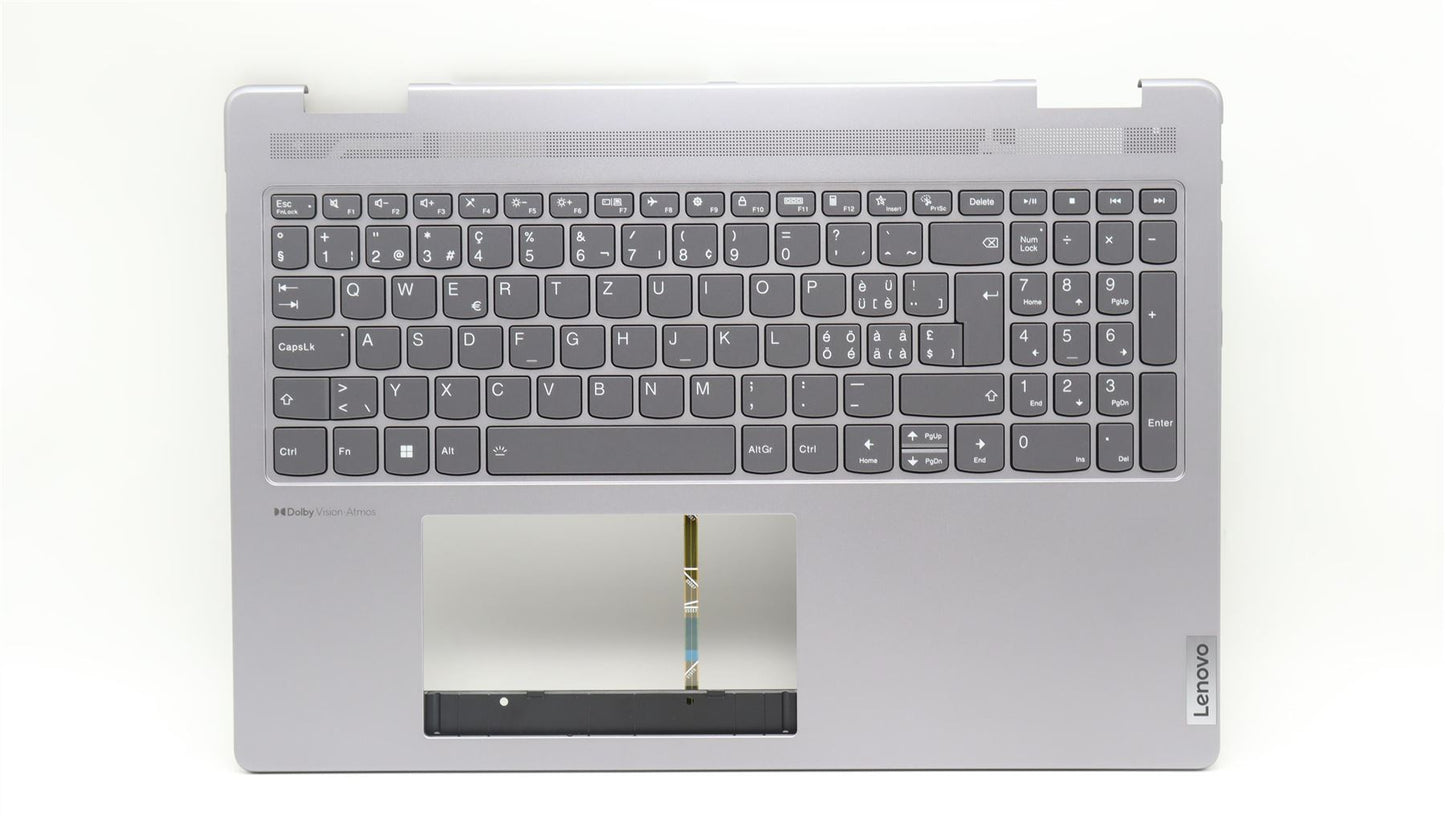 Lenovo Yoga 7 16ARP8 Keyboard Palmrest Top Cover Switzerland 5CB1L50420