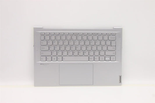 Lenovo Yoga 7 14ACN06 Palmrest Cover Touchpad Keyboard US Europe Grey 5CB1D70672