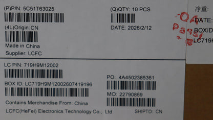 Lenovo CARDPOP I/O Board 5C51T63025