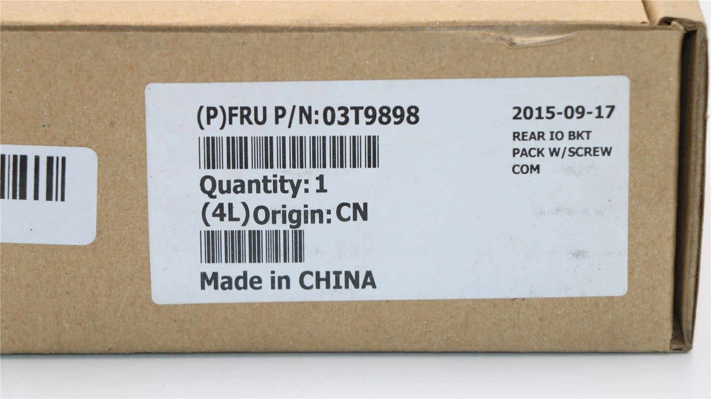Lenovo 03T9898 MECH_ASM ASSY_REAR_IO_BRKT_Monteg