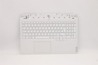 Lenovo 5 15ACH6A Palmrest Cover Touchpad Keyboard Nordic Slate Grey 5CB1C74886