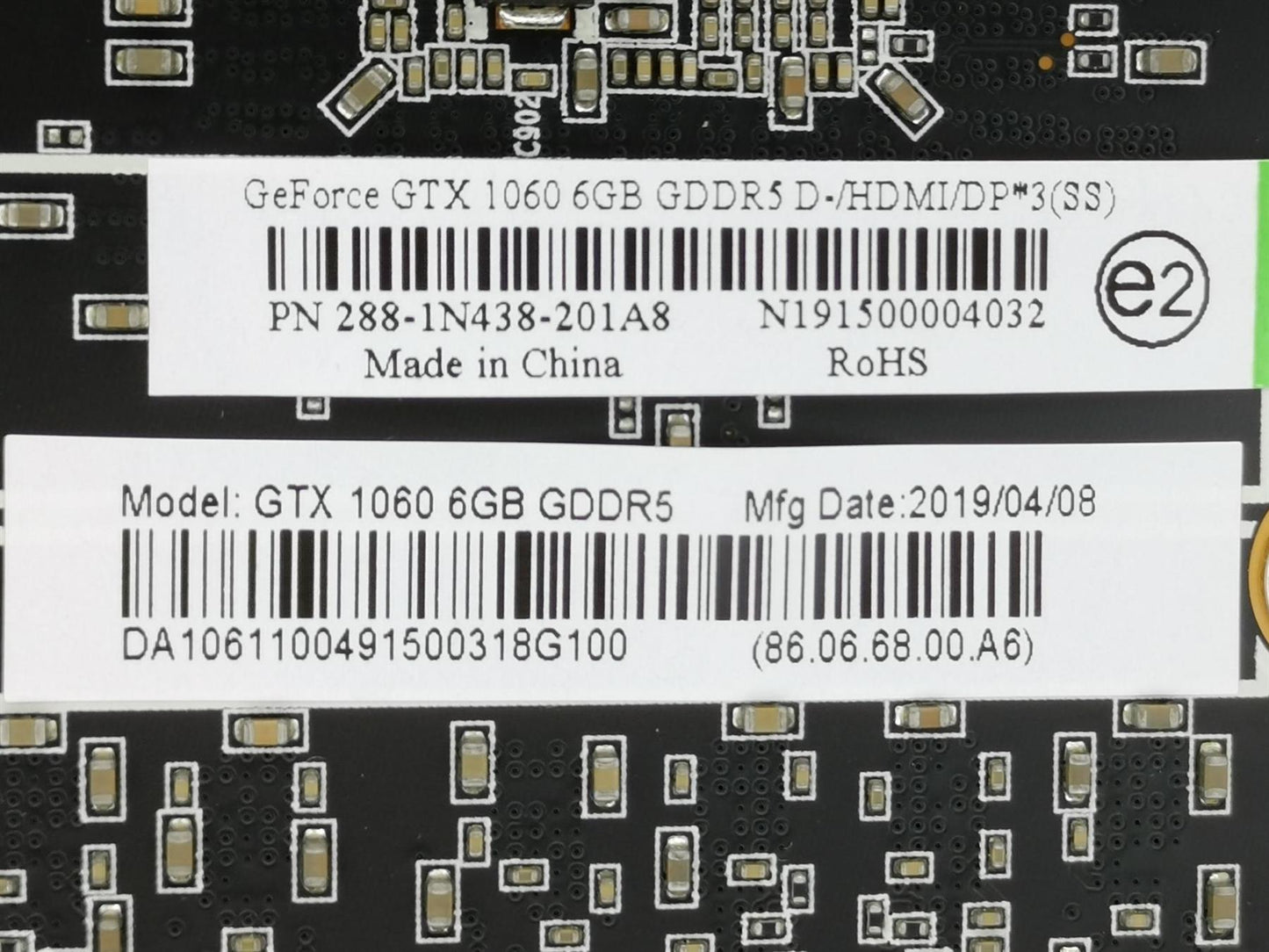 Acer DA.10611.004 VGA.GTX1060.6GB.ATX.PCI-Ex16.UEFI.W/DVI/HDMI/DP*3