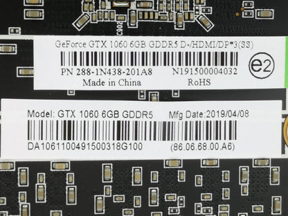 Acer DA.10611.004 VGA.GTX1060.6GB.ATX.PCI-Ex16.UEFI.W/DVI/HDMI/DP*3
