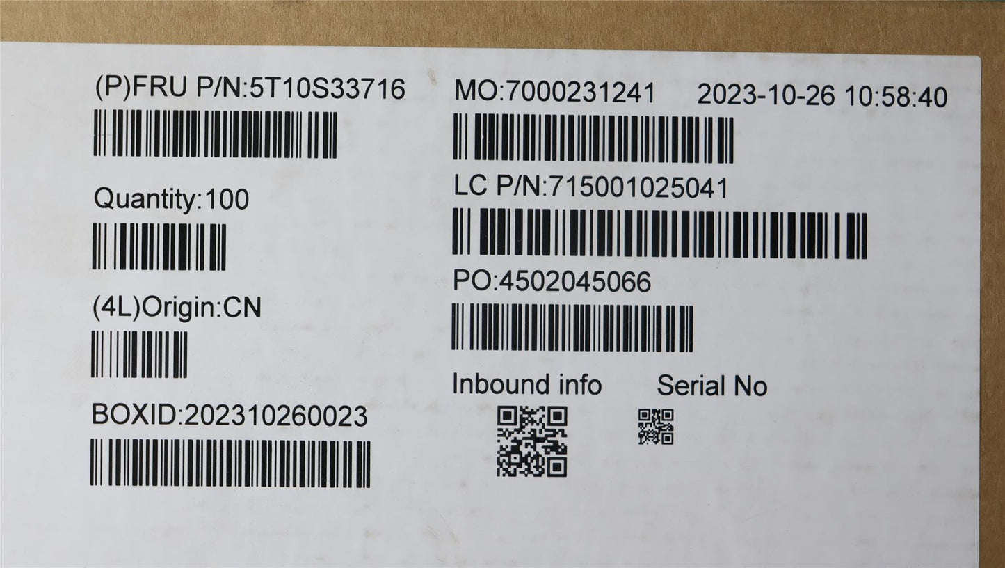 Lenovo TAPE SSD_Cable Holder Graphite WT 83E1 5T10S33716