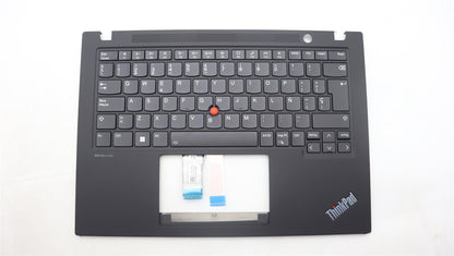 Lenovo ThinkPad T14s Gen 4 Palmrest Cover Keyboard Spanish Black 5M11L59541