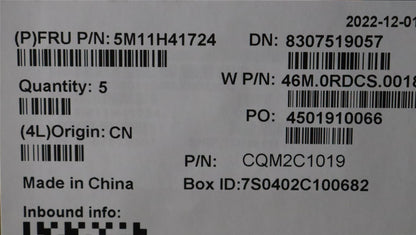 Lenovo ThinkPad X1 Gen 2 Keyboard Palmrest Top Cover Danish Black 5M11H41650
