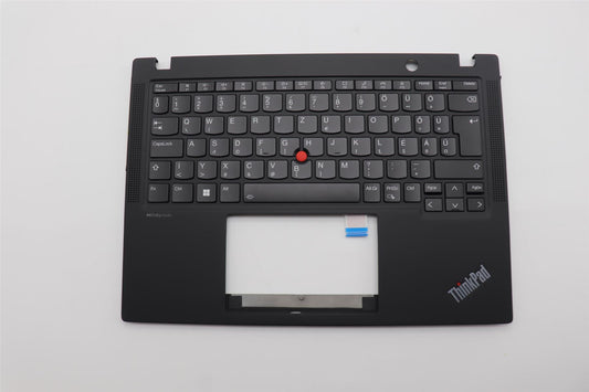 Lenovo ThinkPad X13 Gen 4 Palmrest Cover Keyboard Hungarian Black 5M11L86187