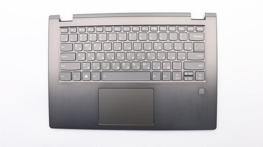 Lenovo Yoga 530-14ARR Palmrest Cover Touchpad Keyboard Russian Grey 5CB0R47290