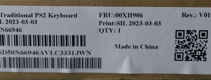 Lenovo PS2 TRDTNL KB BK NLE 00XH906