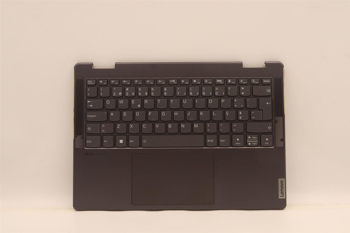 Lenovo Yoga 7 14IAL7 Palmrest Cover Touchpad Keyboard Portuguese 5CB1J02472