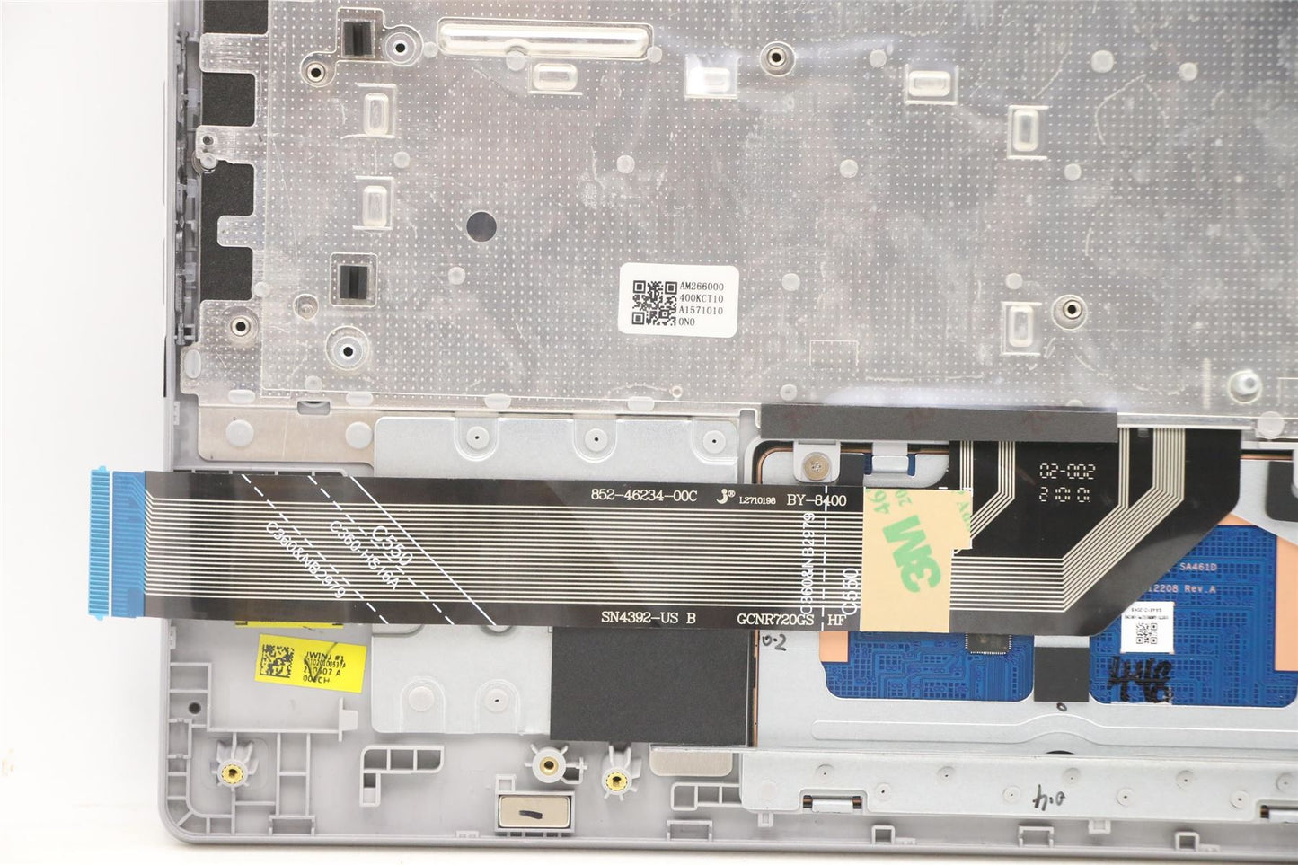 Lenovo Flex 11IJL6 Keyboard Palmrest Top Cover US Silver 5CB1D05180