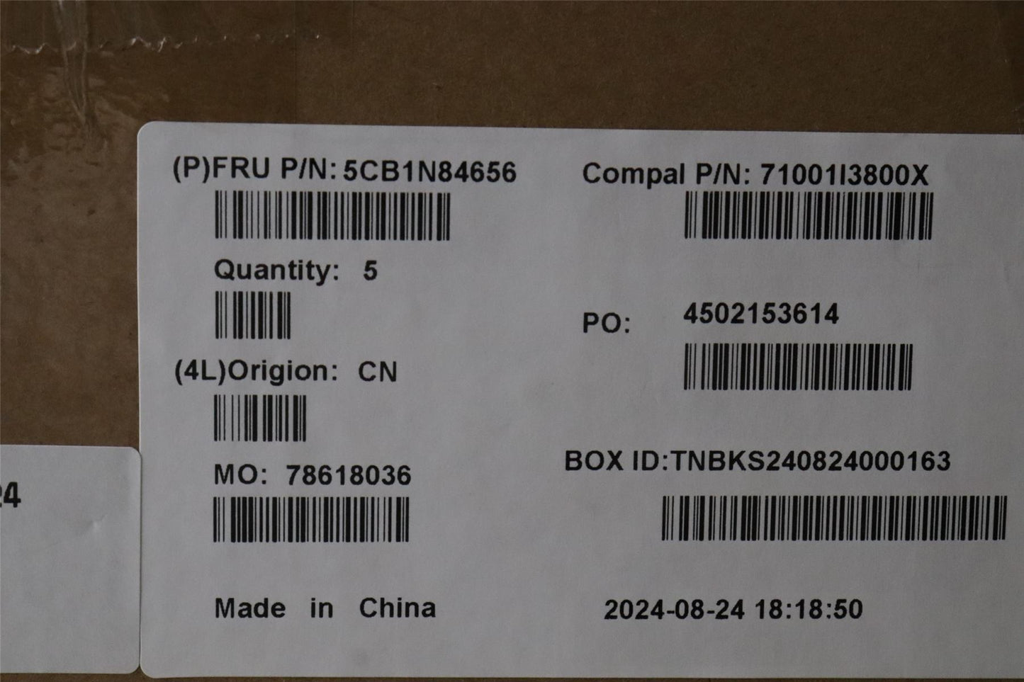 Lenovo Upper Case ASM ITA C 83DH LGBL 5CB1N84656