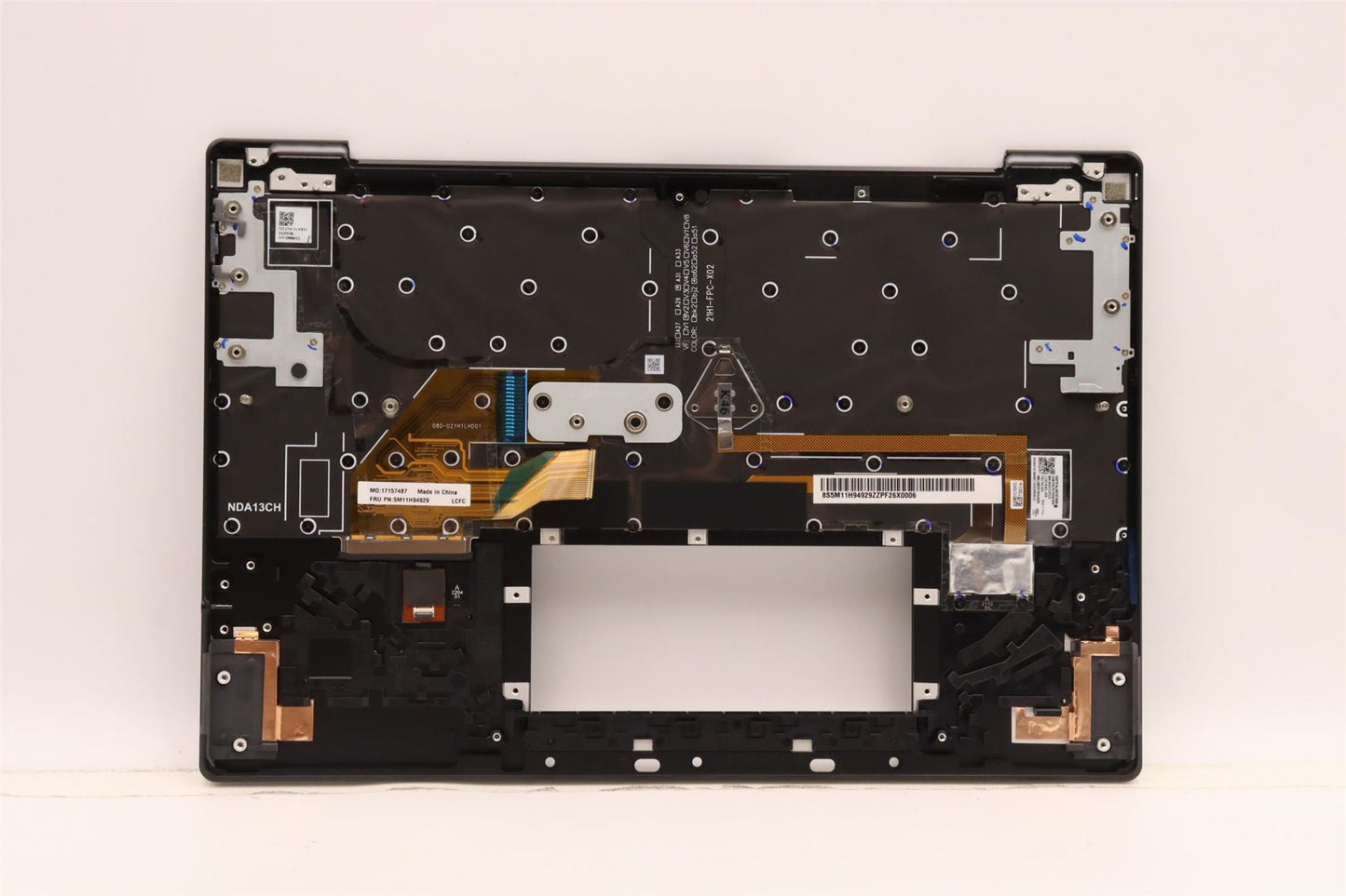 Lenovo ThinkPad Z13 Gen 1 Keyboard Palmrest Top Cover US Black 5M11H94929
