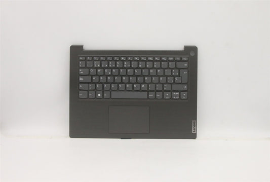 Lenovo V14 G1 IML Palmrest Cover Touchpad Keyboard Spanish Iron Grey 5CB1C17478