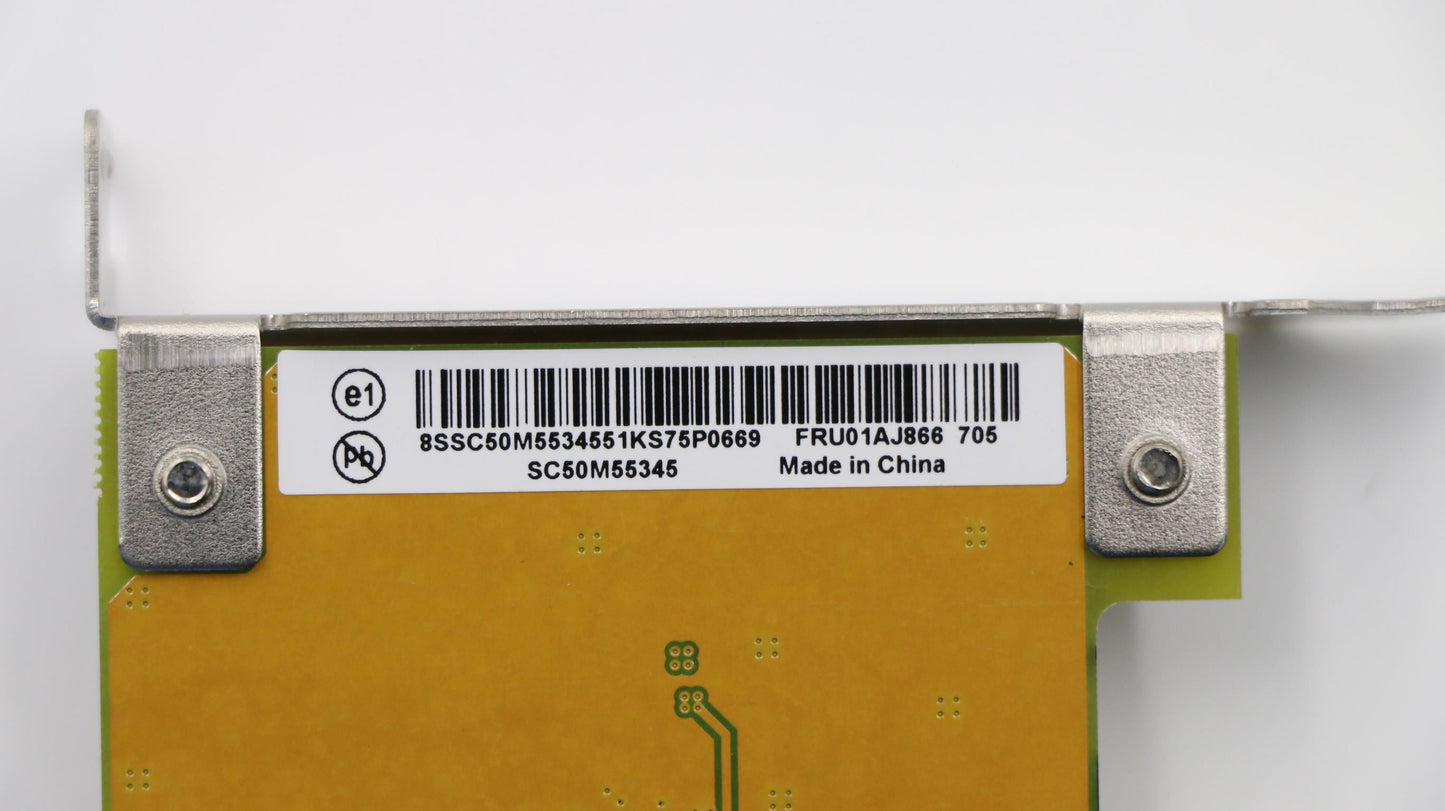 Lenovo Sunix PCIEx16 Type C card LP USB-C PCIe PCI x1 x16 Board 01AJ866