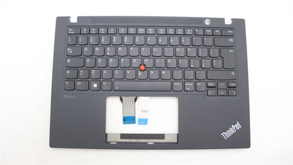 Lenovo ThinkPad T14s Gen 2 Keyboard Palmrest Top Cover Italian Black 5M11F24604