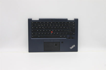 Lenovo Yoga C13 Gen 1 Keyboard Palmrest Top Cover Swiss Black 5M10Z54491